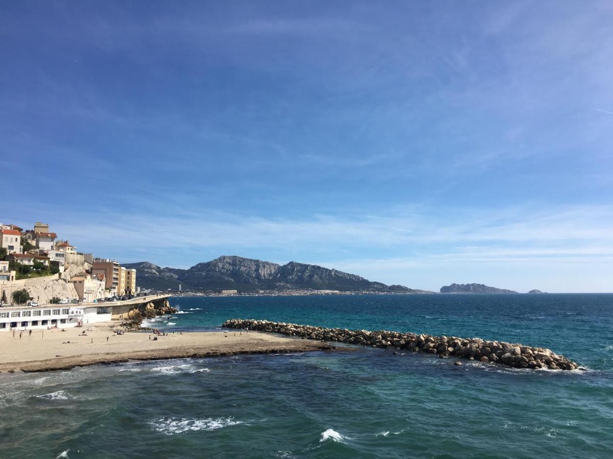 T2 Equipe Au Calme + Terrasse A 1 Km De La Mer Марсель Экстерьер фото